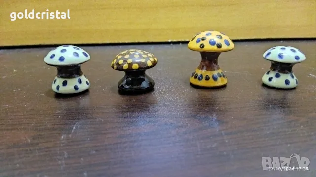 керамични гъбки за декорация , снимка 3 - Антикварни и старинни предмети - 47739357