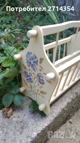 Дървени поставки за вестници , снимка 3 - Декорация за дома - 51400863