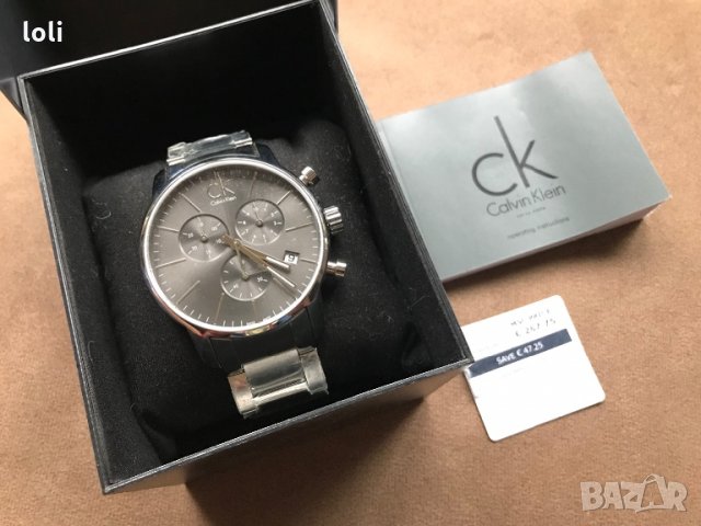 CK Calvin Klein нов мъжки часовник, снимка 1 - Мъжки - 27773546