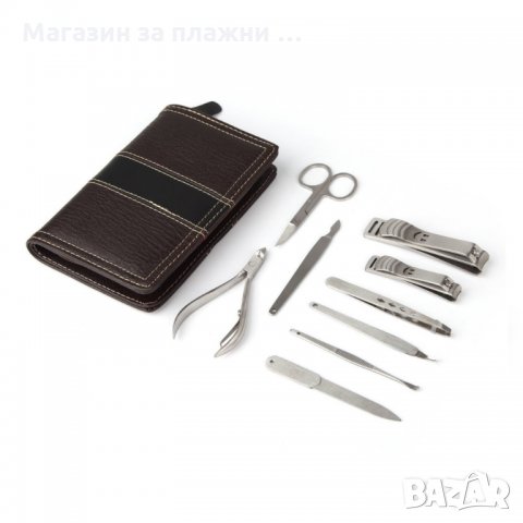 Комплект за маникюр  9 части, снимка 4 - Продукти за маникюр - 28470201