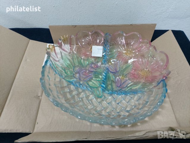 Walther Glas Fancy Flowers Color - Фруктиера, снимка 3 - Декорация за дома - 40308934