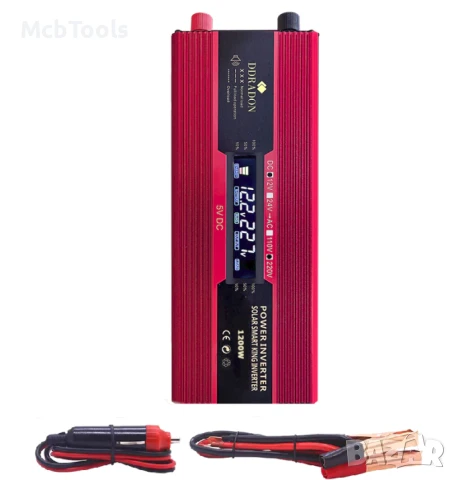 Инвертор 24V-220V 500W/1200W/2000W, снимка 2 - Аксесоари и консумативи - 51252186