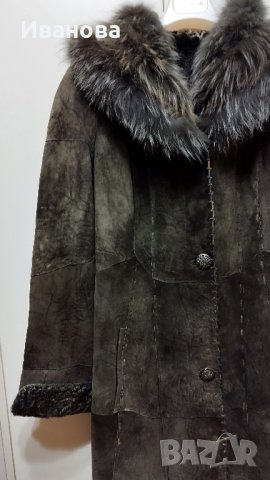 Дизайнерски Италиански Кожух, снимка 2 - Палта, манта - 43252373
