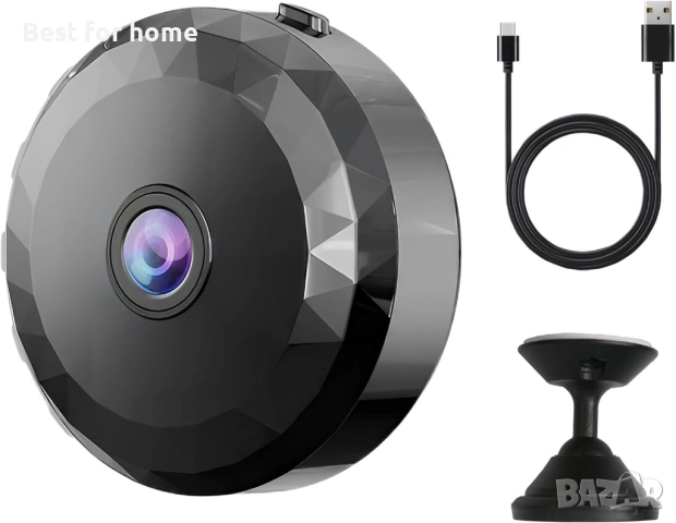 2K 4MP Охранителна WiFi Камера Hiseeu – 360° Въртяща се, Цветно нощно виждане и AI Проследяване, снимка 2 - HD камери - 53165455