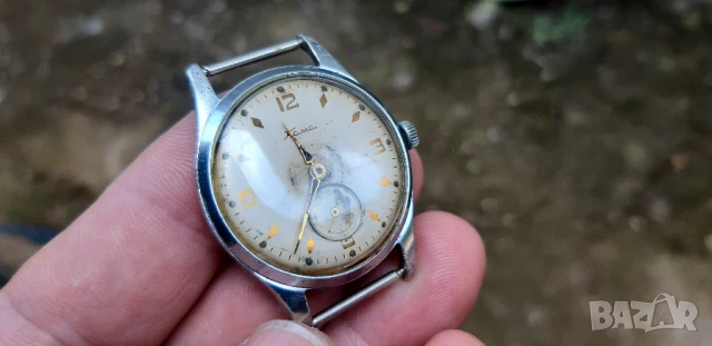 Стар Руски механичен часовник Кама, снимка 5 - Антикварни и старинни предмети - 51281142