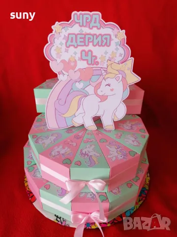 Картонена торта Стич, снимка 11 - Други - 49360853