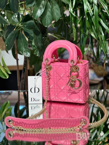 мини чанти lady 11x12cm christian dior, снимка 5 - Чанти - 51427054