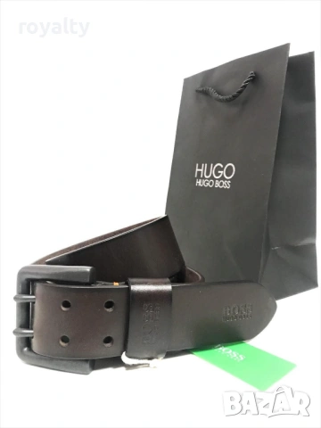 Hugo Boss Естествена Кожа Мъжки Колан Хюго Бос 