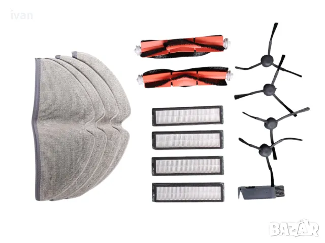 комплект 15 части  ,  Xiaomi Mi Robot MOP 2 PRO+ и Xiaomi MIJIA 1T, STYTJ02ZHM