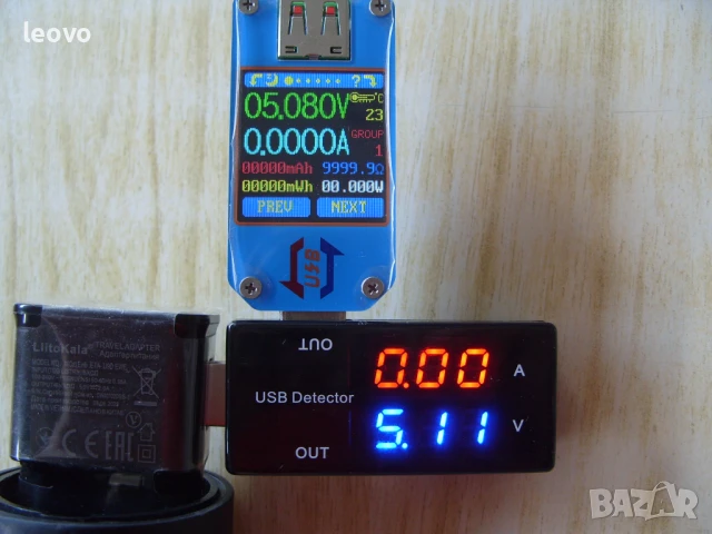 USB тестер-детектор с цветен дисплей  KWS-10VA, снимка 6 - Друга електроника - 51274840