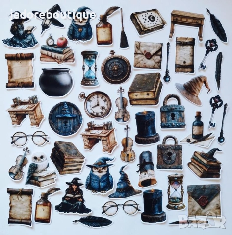 Дизайнерски скрапбук стикери различни теми Париж/ Италия/ Печива/ Къмпинг и други, снимка 3 - Други - 42532827