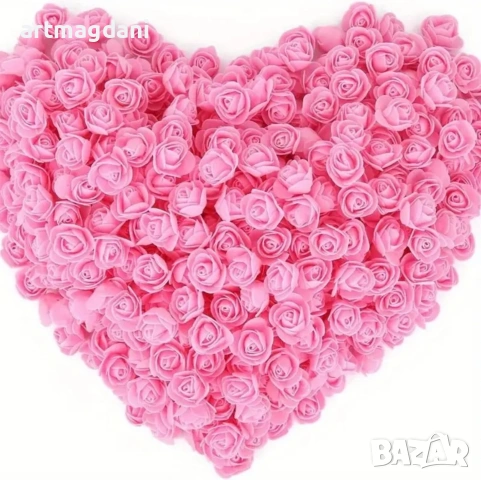 Рози от фоам за DIY занаяти , снимка 4 - Романтични подаръци - 53442978
