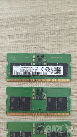 Samsung / Micron 8GB DDR5 4800MHz RAM за лаптоп Гаранция! 25 лв брой, снимка 2 - RAM памет - 47358043