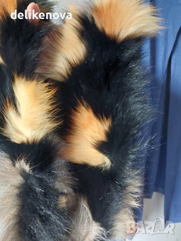 PASSIGATTI. 🇮🇹 Лисица Италианска Дизайнерска Много жив косъм., снимка 3 - Шалове - 43671207