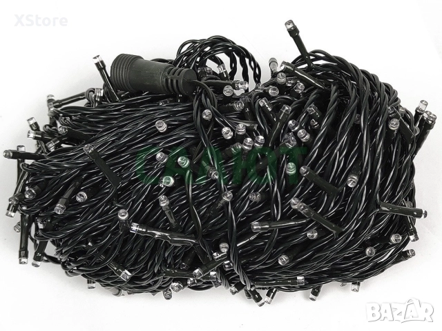 Коледни LED лампички, 100бр лампички/10 метра гирлянд., снимка 3 - Декорация за дома - 52441914