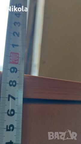 Еднокрил гардероб с рафтове на две нива със заключване - Офис шкафове 54/200/40, снимка 5 - Гардероби - 51843477