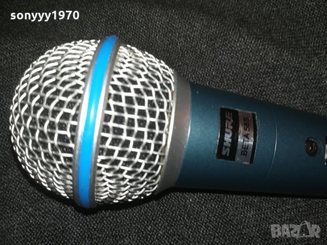 shure beta sm58s-vocal-внос швеицария, снимка 2 - Микрофони - 28514676