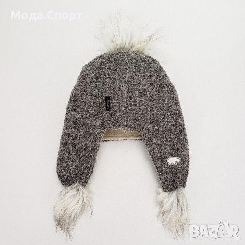 Eisbär Eisbar Оригинална Плетена Ски Сноуборд Шапка С Подплата от Полар Един Размер, снимка 2 - Шапки - 38845580