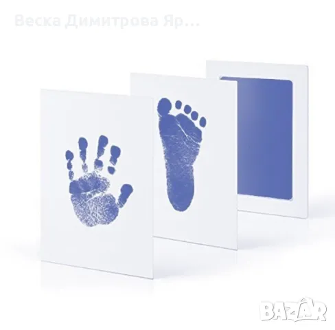 Комплект за правене на отпечатъци на бебешки крачета или ръчички., снимка 16 - Други - 47855794