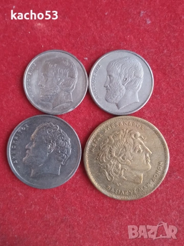 Лот монети Гърция. - 4 броя., снимка 2 - Нумизматика и бонистика - 53474058