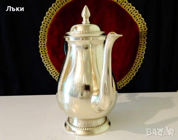 Посребрена кана,чайник 1 кг.,1.5 л.,Луи XVI. , снимка 6 - Антикварни и старинни предмети - 37275187