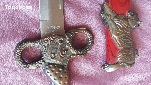 Кинжал- реплика, снимка 3 - Антикварни и старинни предмети - 26603120