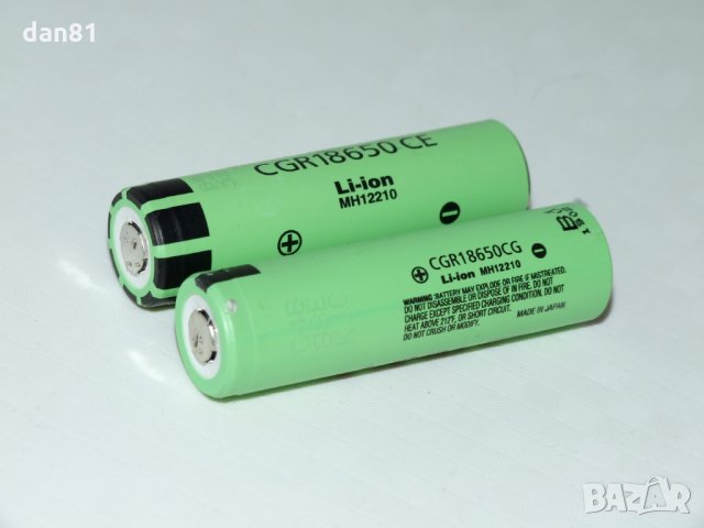 Оригинални Литиеви Батерии 18650 3.7v Li-Ion Battery, снимка 5 - Друга електроника - 17266045
