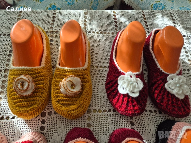 Дамски терлици с подметка, снимка 2 - Дамски чорапи - 53134722