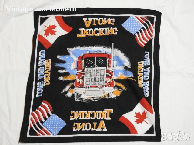 Американска тираджийска бандана кърпа за глава шал 54x54 см, снимка 5 - Шалове - 39459090
