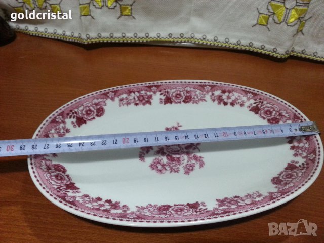 Немски порцелан плато , снимка 3 - Антикварни и старинни предмети - 43245935