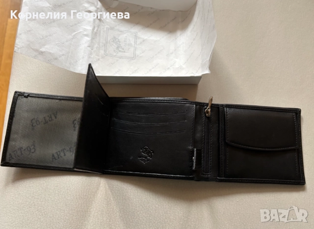 Нов кожен портфейл Art-93, снимка 2 - Портфейли, портмонета - 52665755