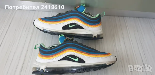 Nike Air Max 97 UK 8 US 9 Mens Size 42.5/27см ОРИГИНАЛ! Мъжки Маратонки!, снимка 8 - Маратонки - 47389694