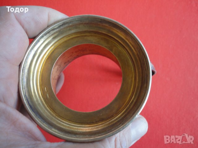 Руски сребърен подстакан чаша емайл позлата 916, снимка 12 - Колекции - 38740795