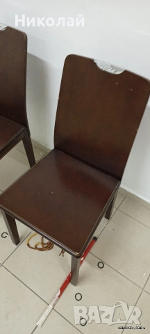 дървени столове два броя, снимка 6 - Столове - 52856563