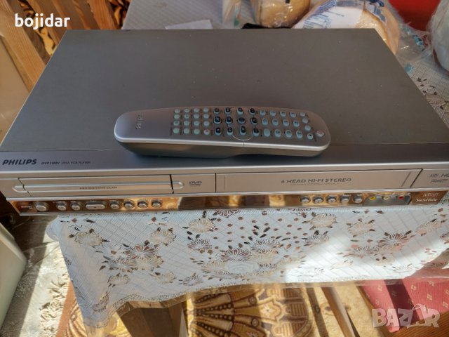 PHILIPS- DVDR3100V/02 combo, снимка 7 - Плейъри, домашно кино, прожектори - 44027368