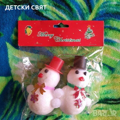 Снежни човечета и друга коледна декорация