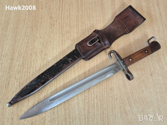 Щик Манлихер М 95 кания лопус нож ятаган сабя кама кинжал , снимка 9 - Антикварни и старинни предмети - 50911043