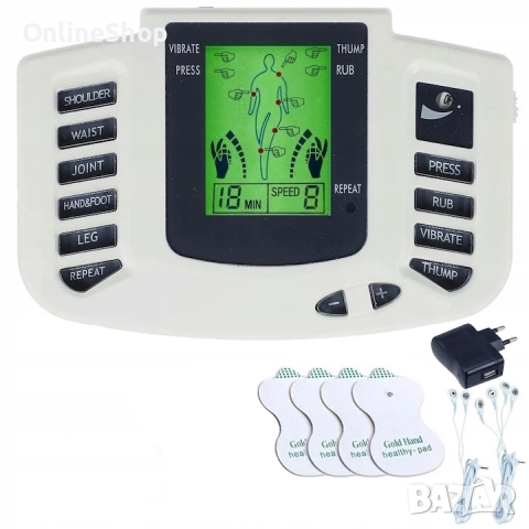 Електростимулатор, Акупунктурен масаж с масажиращи чехли, Бял, снимка 7 - Други стоки за дома - 53274986