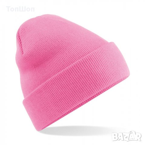 Розова зимна шапка, снимка 3 - Шапки - 20332137