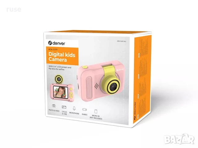 НОВИ! Детски цифров фотоапарат DENVER, снимка 6 - Фотоапарати - 51353510