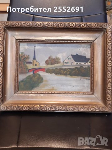 Старинна картина , снимка 6 - Картини - 27785096