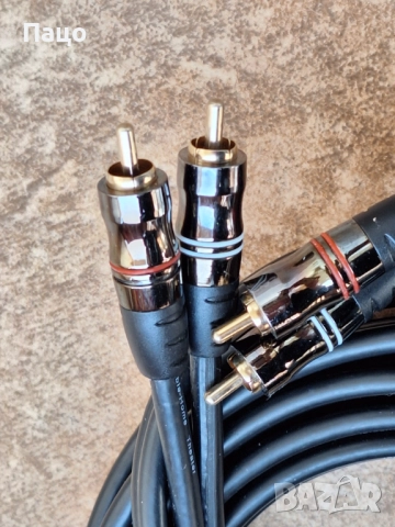 OFC HQ  Stereo Audio Cable Gold 5m, снимка 5 - Други - 52970603