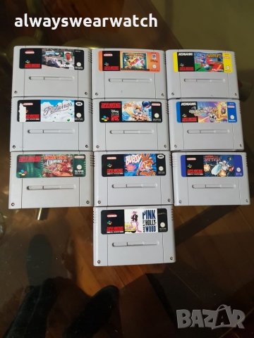 Лот Игри - дискети за Super Nintendo SNES / Игри за винтидж игрова конзола Супер Нинтендо