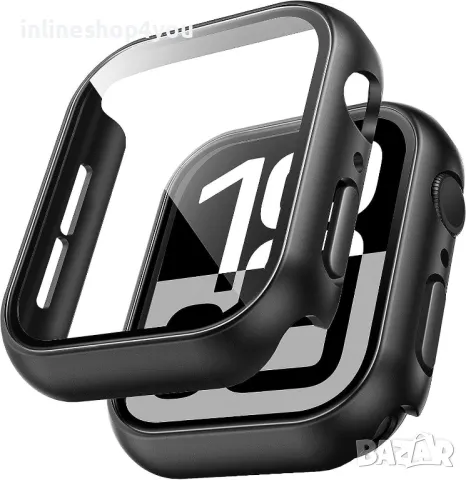 Кейс + Стъклен Протектор за Apple Watch Series 9 - 41mm и 45mm