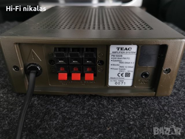 стерео мини усилвател TEAC MP 500B, снимка 3 - Ресийвъри, усилватели, смесителни пултове - 37788342