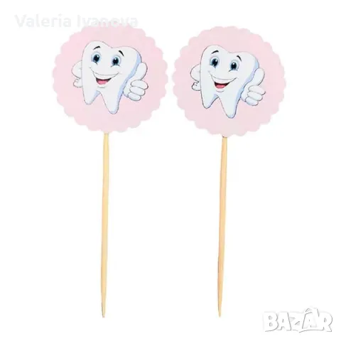 Комплект топери Моето първо зъбче, момиче, 10 броя 10141