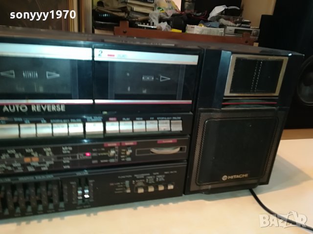 hitachi trk-w550e 2707211313, снимка 11 - Радиокасетофони, транзистори - 33640494
