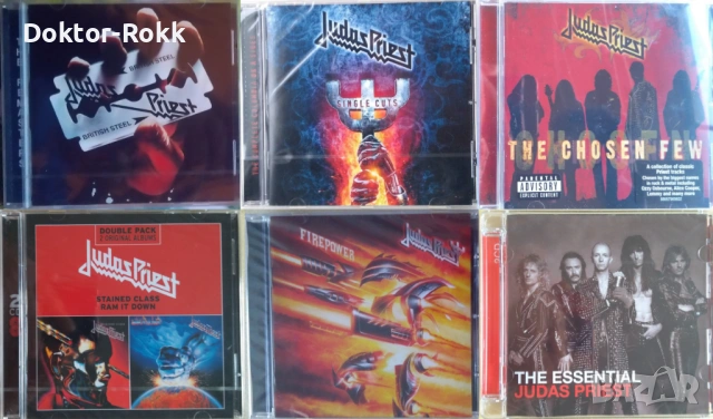 Judas Priest - оригинални запечатани дискове