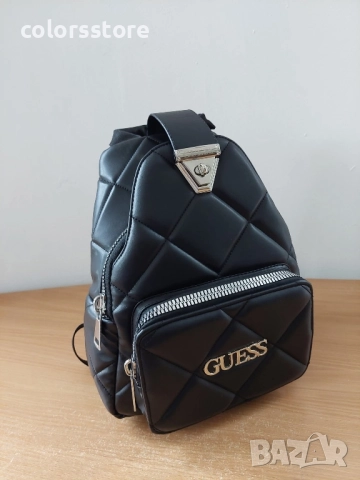Черна раница Guess код Br207, снимка 3 - Раници - 37736798