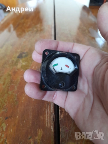 Стара измервателна система,измервателен уред,амперметър #9, снимка 2 - Други ценни предмети - 53174401
